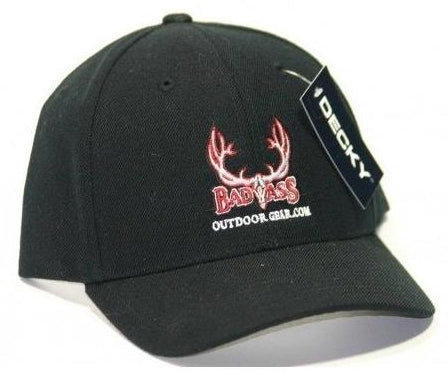 Bad Ass Outdoor Gear Hunting Logo Black Wool Blend Hat