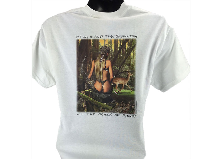 Bad Ass Outdoor Gear Bowhunting at the Crack of Dawn T-Shirt