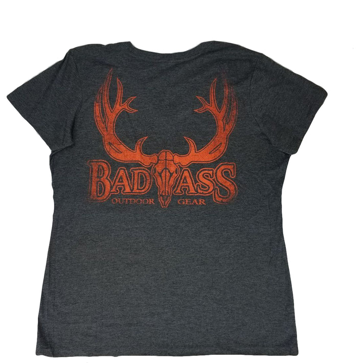 Bad Ass Outdoor Gear Ladies distressed logo
