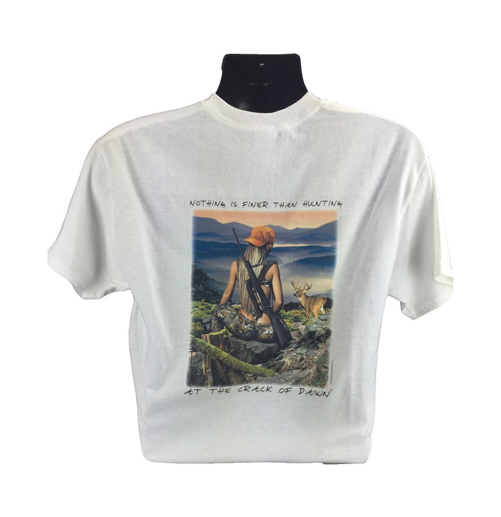 Bad Ass Outdoor Gear Hunting at the Crack of Dawn T-Shirt